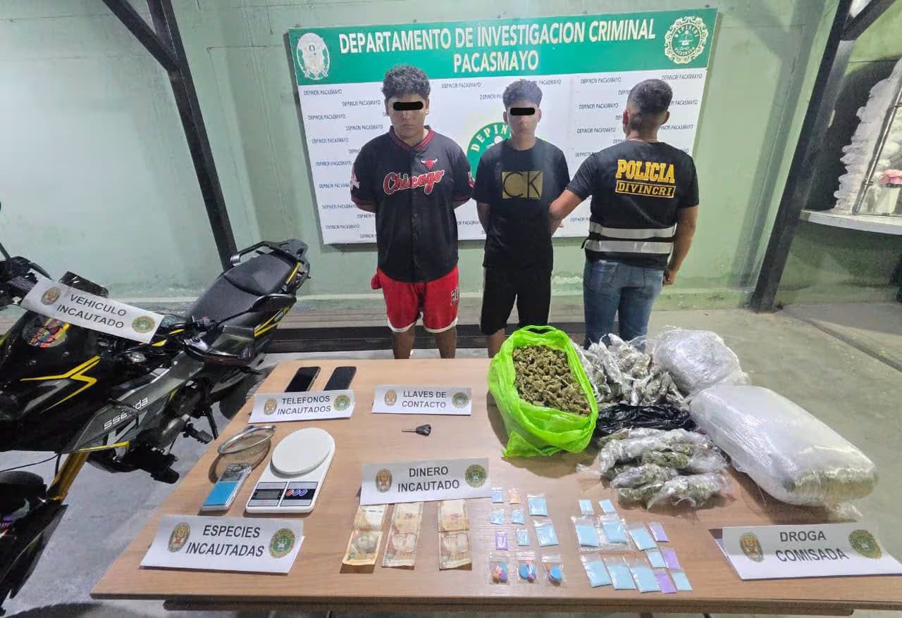 Desarticulan banda de droga en Pacasmayo