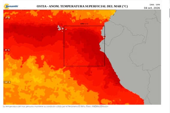 Lluvias Excesivas en Costa y Sierra hasta 2026