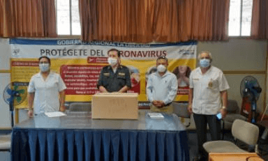 La Libertad: gobierno regional entregó 500 pruebas rápidas a la PNP