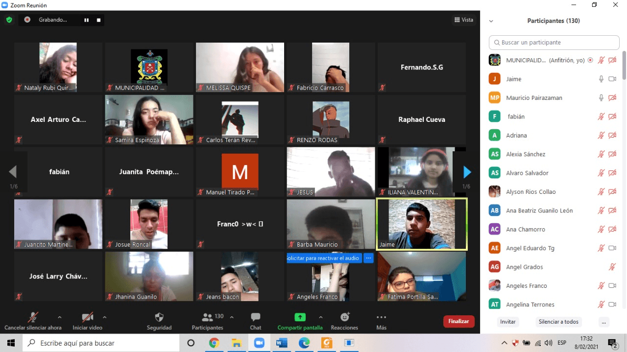 Pacasmayo: más de 300 jóvenes inician clases virtuales en academia municipal