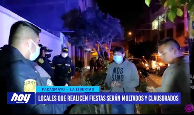 Locales que realicen fiestas serán multados y clausurados