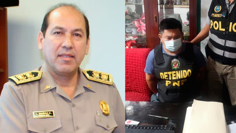 Detienen al exjefe de la Policía y oficiales por presuntamente pertenecer a banda criminal