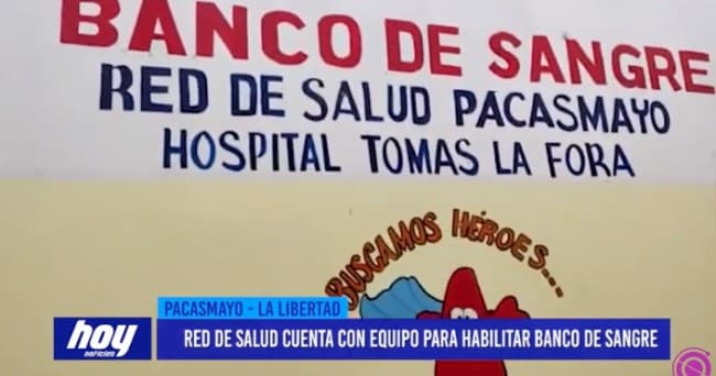 Red de Salud cuenta con equipo para habilitar Banco de Sangre en Guadalupe