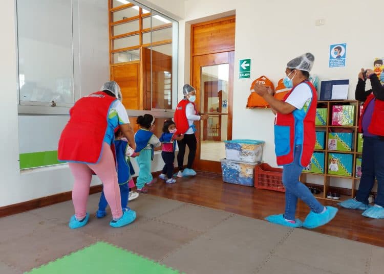 Más de 7800 niñas y niños menores de 36 meses de edad en La Libertad retornaron a la atención presencial de los servicios de Cuna Más