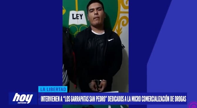 Intervienen a “Los Garrapatas San Pedro” dedicados a la micro comercialización de drogas