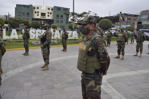 Trujillo: arriba contingente de 50 agentes de la Dinoes para reforzar seguridad ciudadana