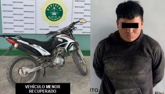 Atrapan a hombre por amenazar de muerte a joven y robo de moto