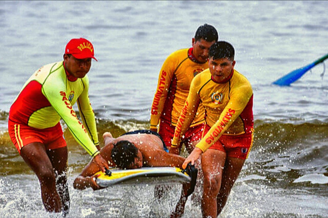 La Libertad: rescatan a 34 bañistas en las playas en lo que va del verano