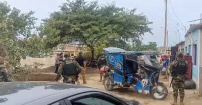 Efectivos DINOES intervienen el distrito El Porvenir contra extorsiones y crimen organizado