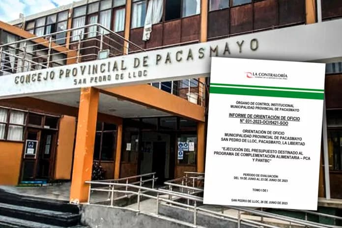 Contraloría: municipio de Pacasmayo tiene desabastecido a comedores sociales