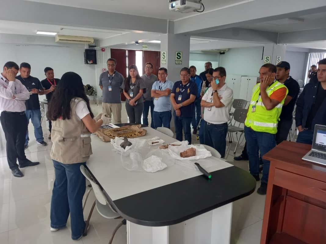 La Libertad: capacitan a oficiales de Sunat-Aduanas en el control de tráfico ilícito de bienes culturales muebles