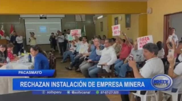 Pobladores de Pacasmayo rechazan instalación de empresa minera