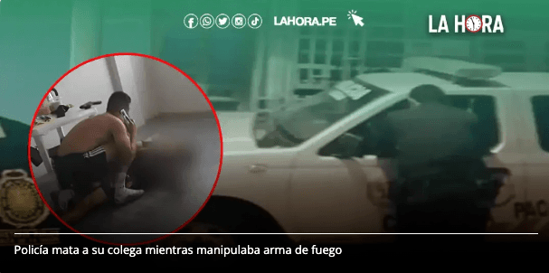 Trágica pérdida: Policía muere al recibir disparo de compañero en Pacasmayo