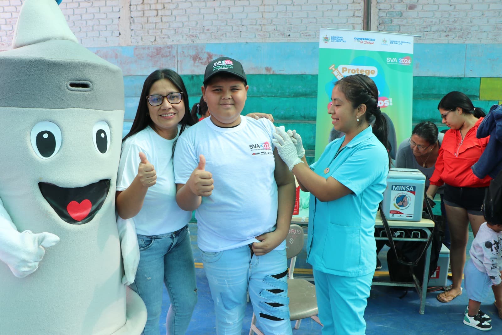 GERESA inaugura la Semana de Vacunación en las Américas 2024: Un esfuerzo por la salud pública en La Libertad