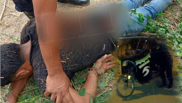 Valiente actuación policial frustra robo y deja delincuente herido en Talambo