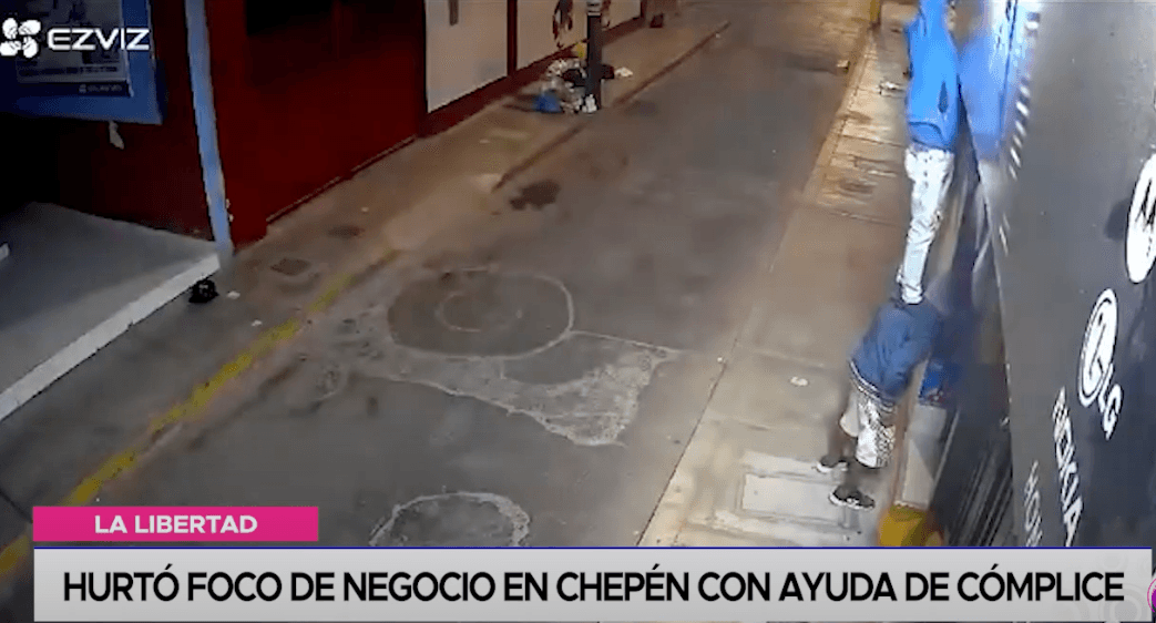 Robo de Foco en Chepén: Cámaras Captan a Ladrones en Plena Acción