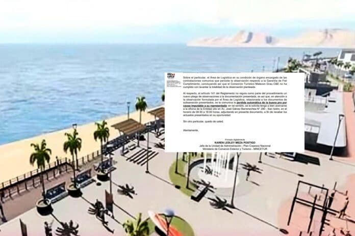Consorcio pierde obra de malecón en Pacasmayo