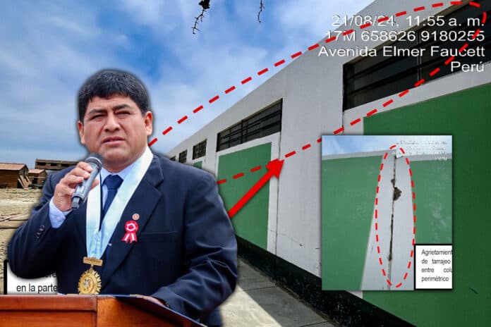 Deficiencias en colegio rehabilitado de Pacasmayo