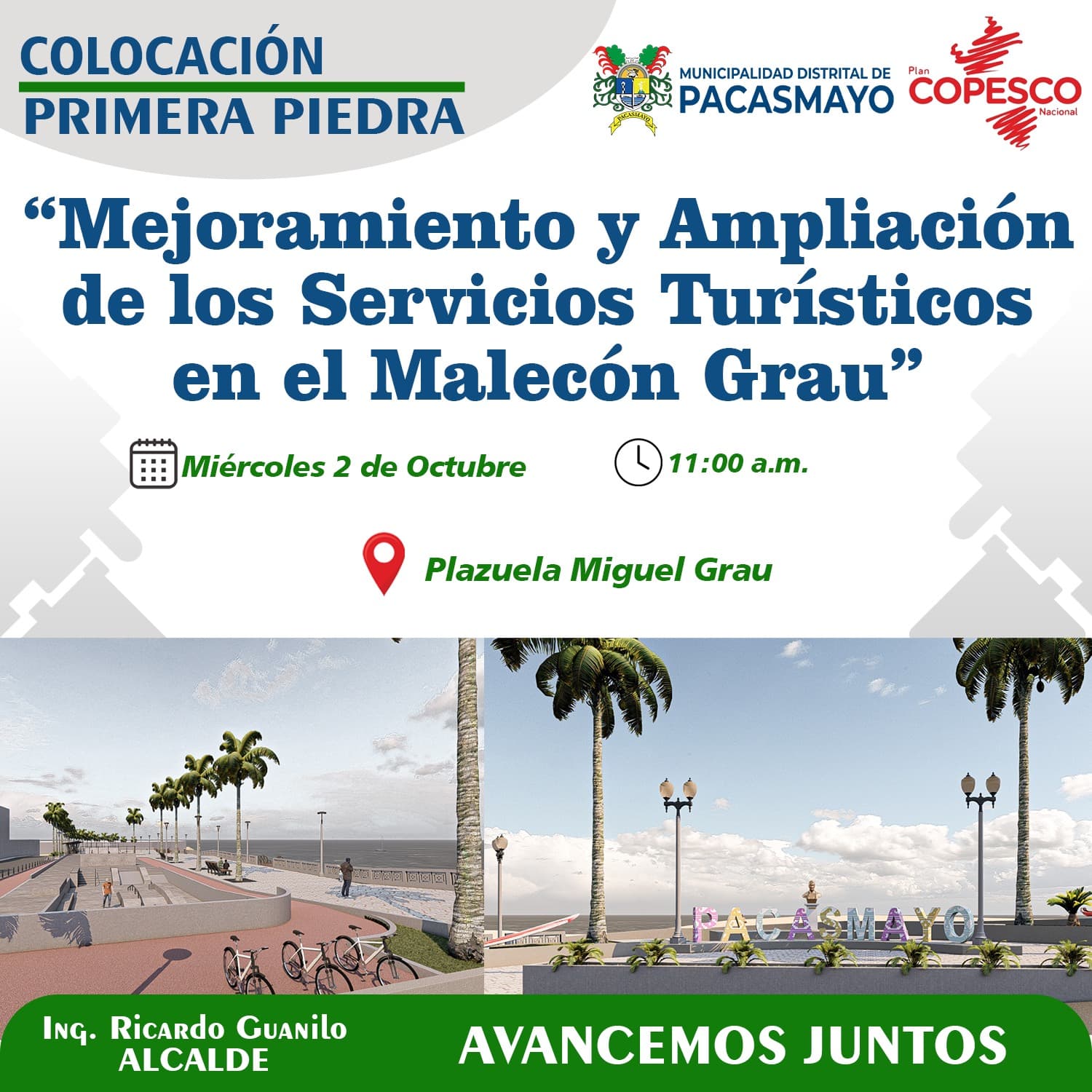 Mejoras Turísticas en el Malecón Grau