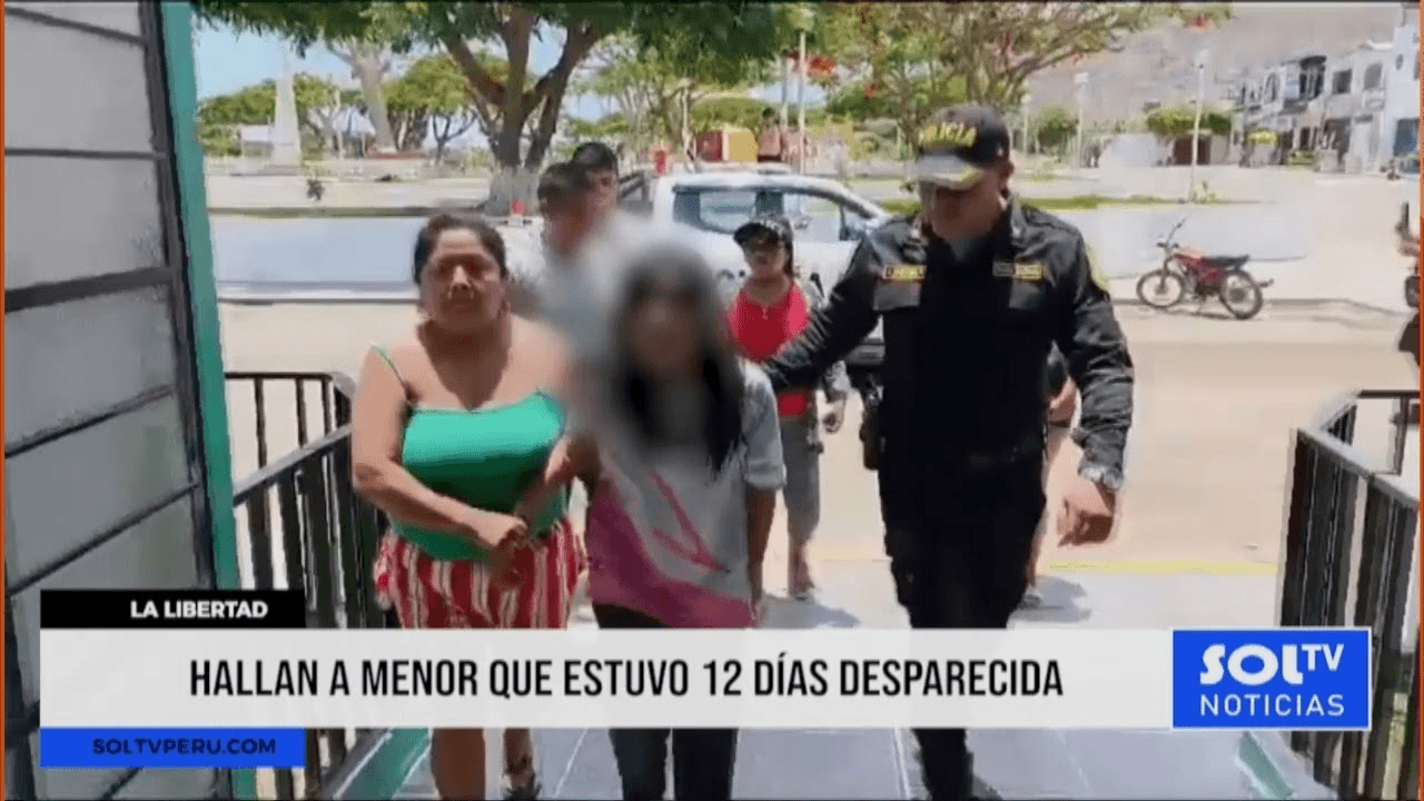 Rescate en Pacasmayo: Menor encontrada tras 12 días