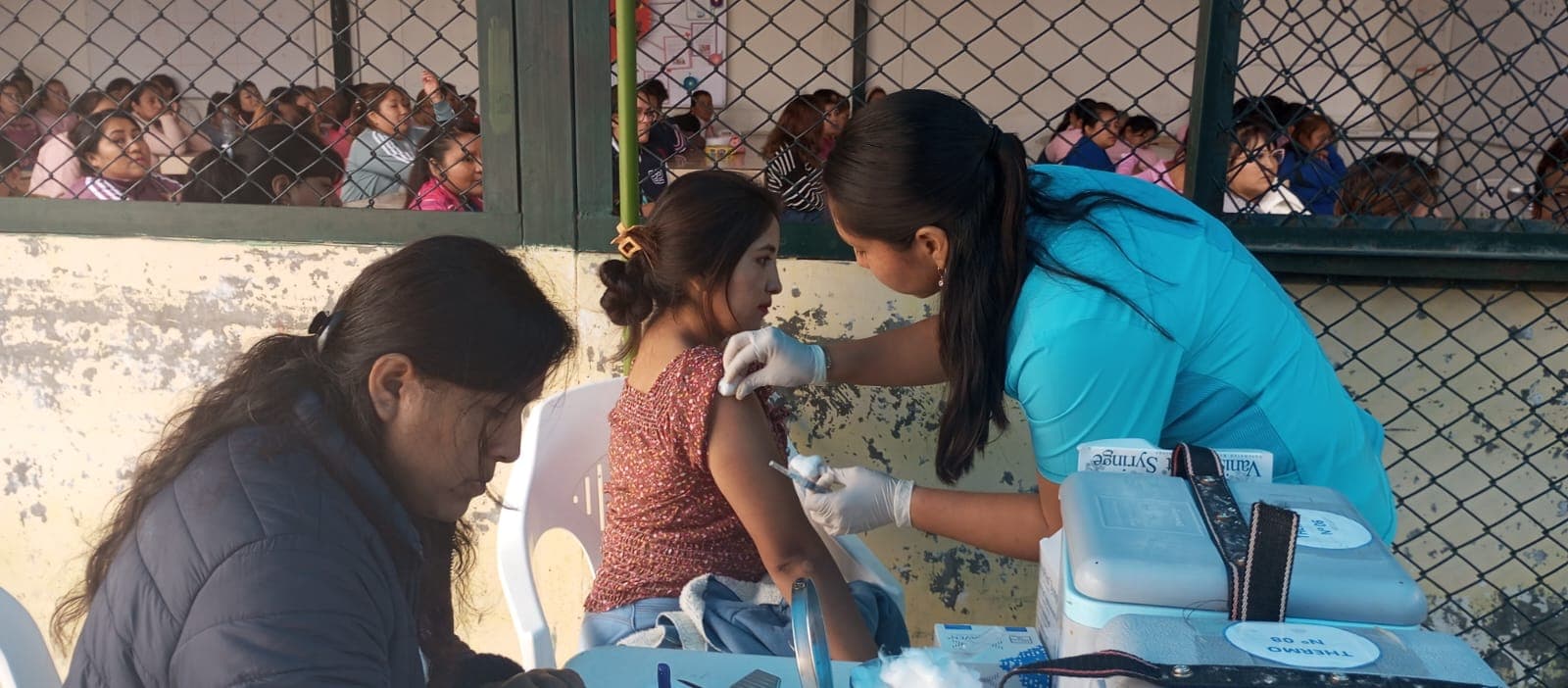 Vacunación en el penal de Pacasmayo: salud y prevención