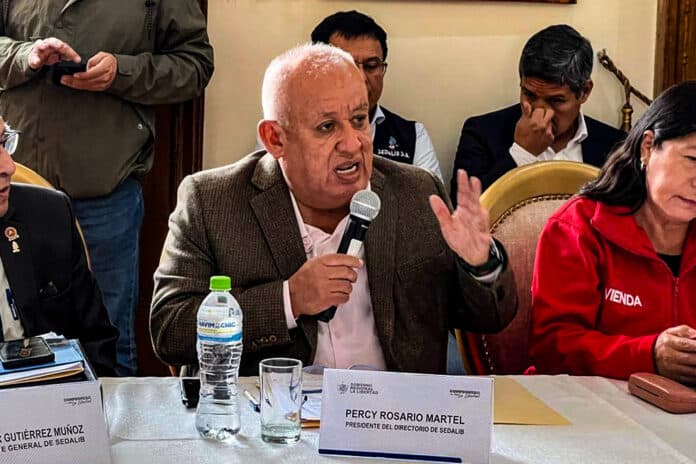 Destitución de Sedalib presidente: acusación y verificación en Trujillo