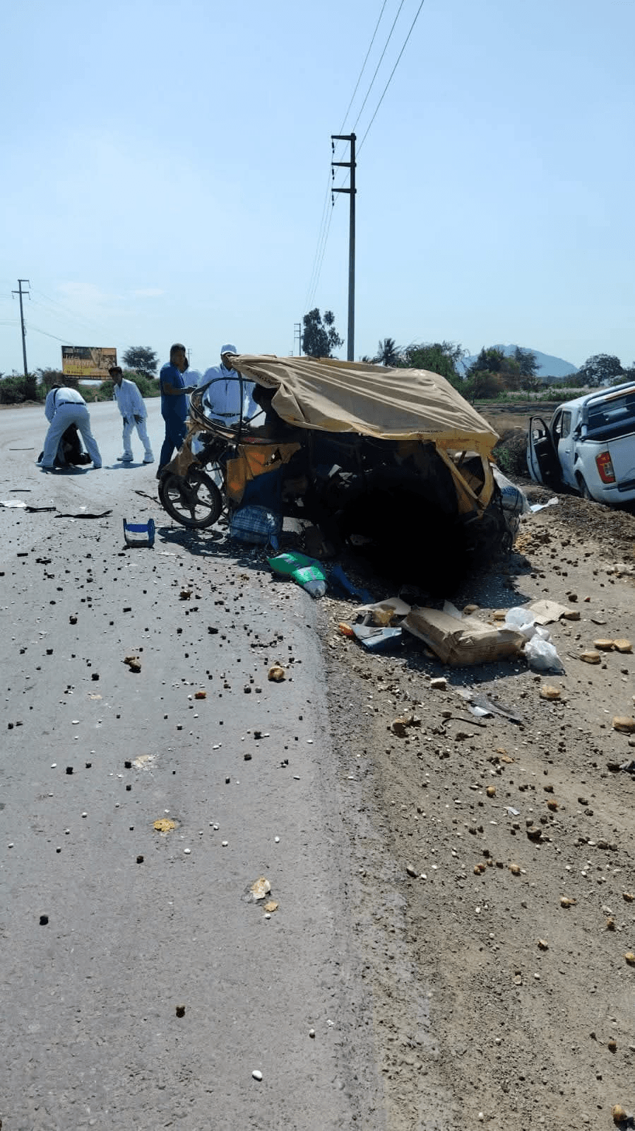 Accidente de tránsito en Panamericana Norte Pacanguilla