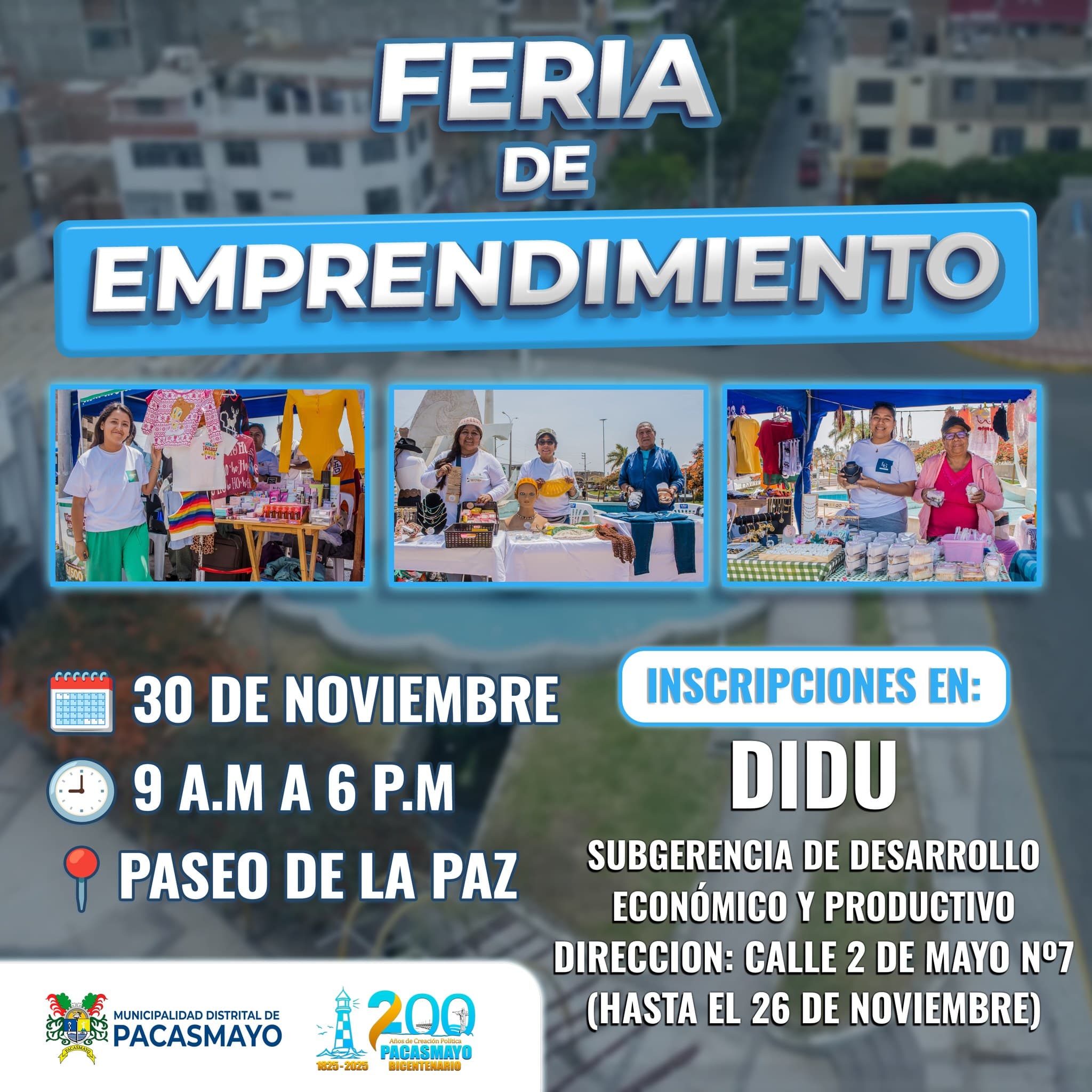 Feria de Emprendedores en Pacasmayo
