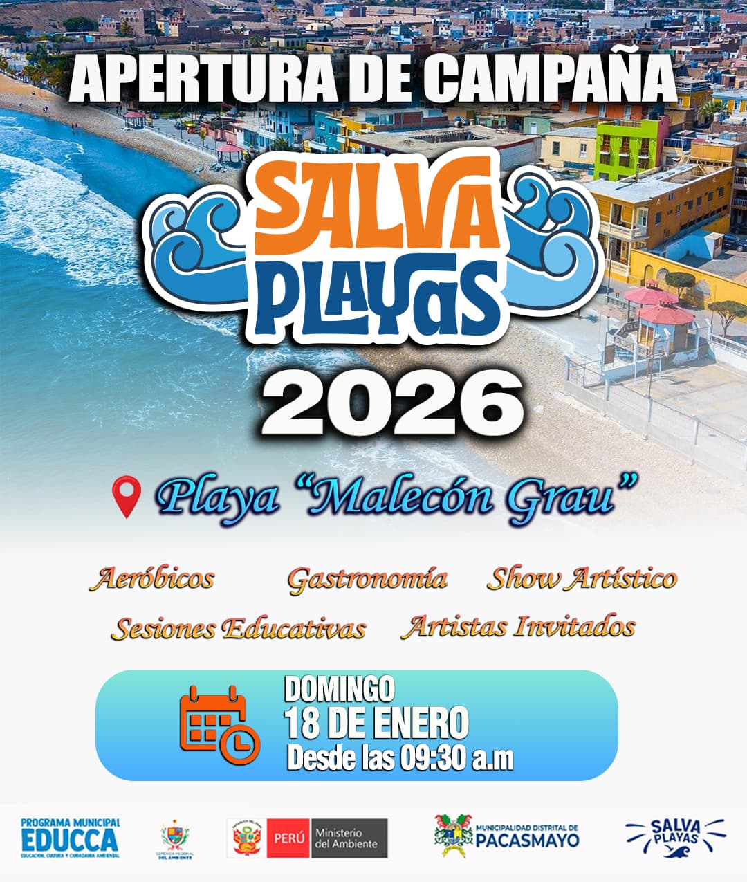 Salva Playas 2026: Evento Ambiental en Pacasmayo
