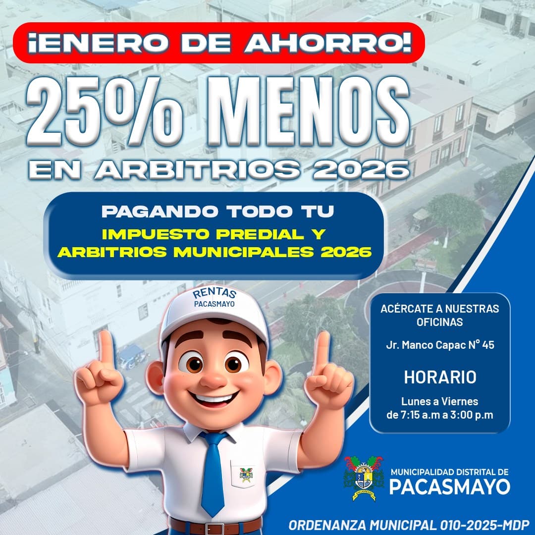 Ahorro en Impuestos Pacasmayo: 25% Descuento en 2026