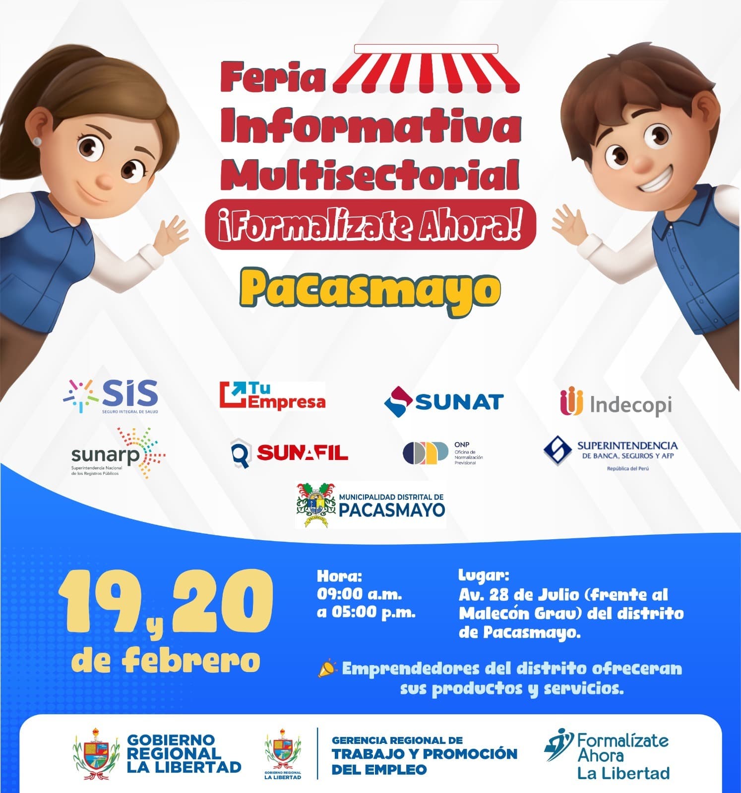 Feria Formalízate Ahora: Empleo y Emprendimiento en Pacasmayo