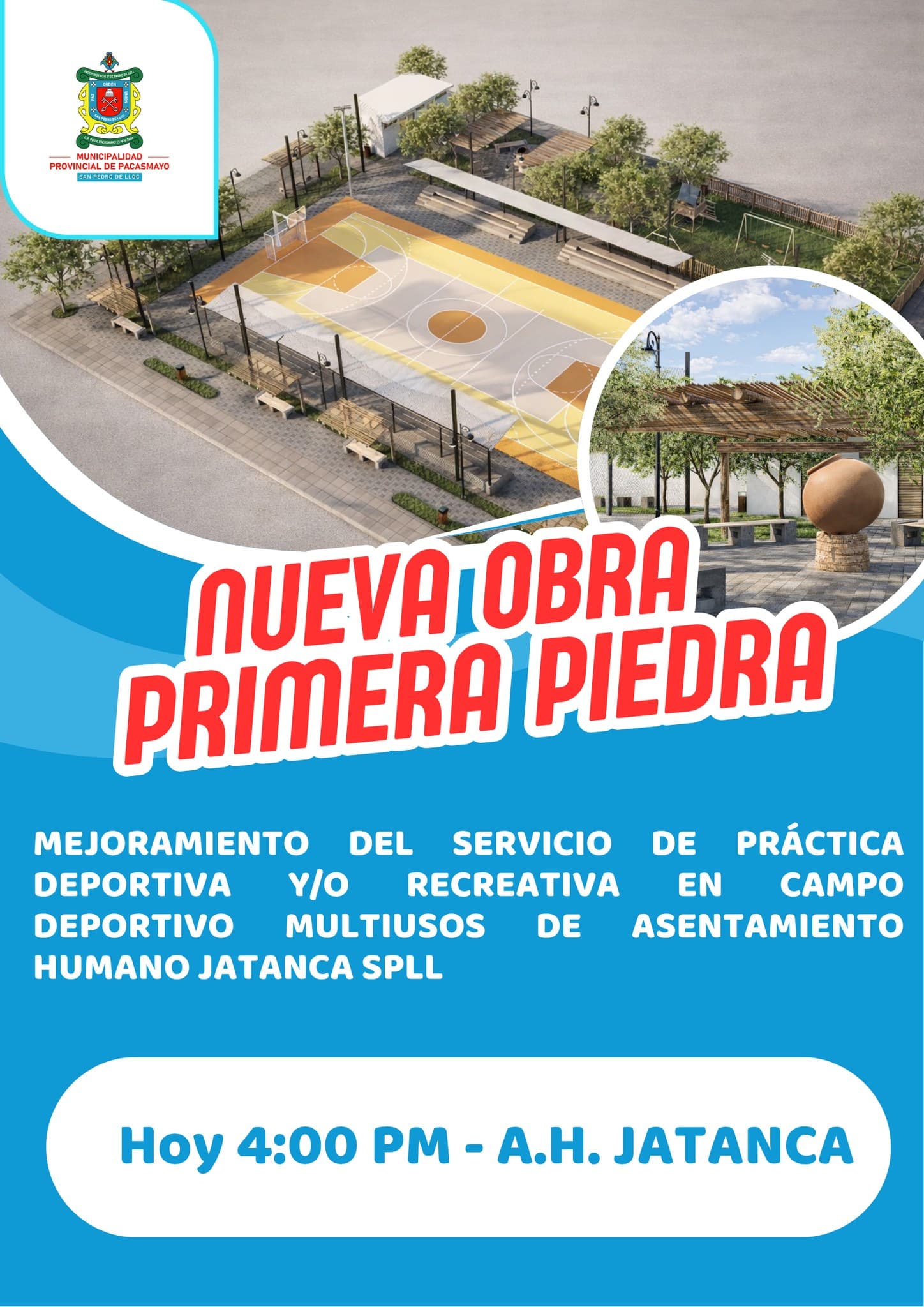 Inauguración de Campo Deportivo en Pacasmayo para mejorar la calidad de vida