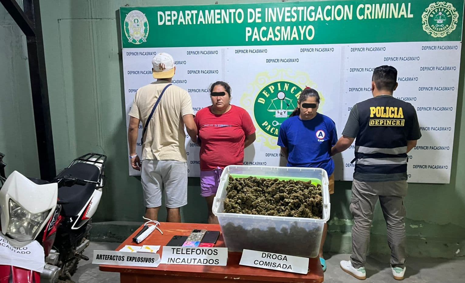 Operativo en San José, Pacasmayo: Detienen a Dos Mujeres con Sustancias Ilícitas