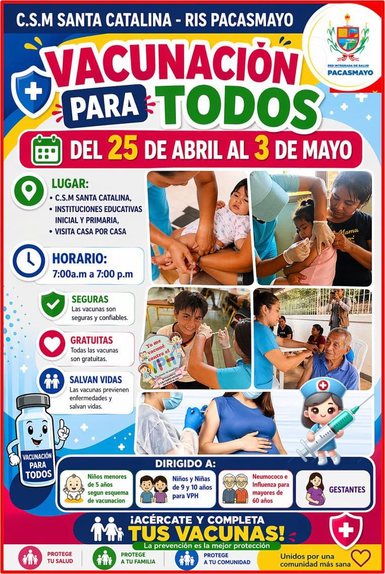 Vacunación para Todos en San Pedro de Lloc