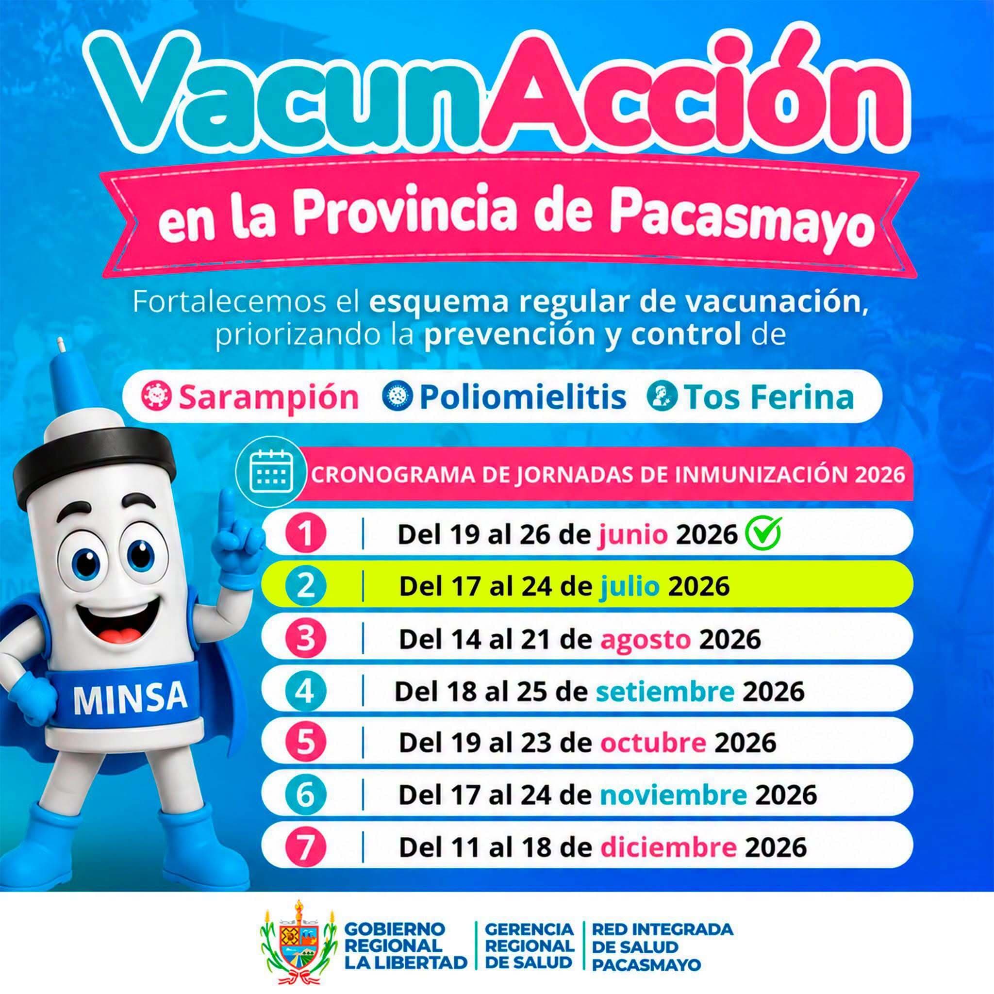 VacunAcción Pacasmayo: Cronograma de Vacunación 2025
