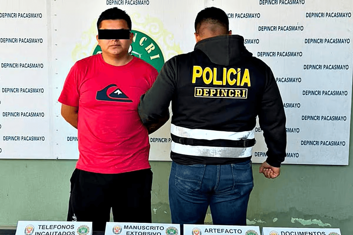 Capturan a “Gato” con dinamita y droga en Pacasmayo