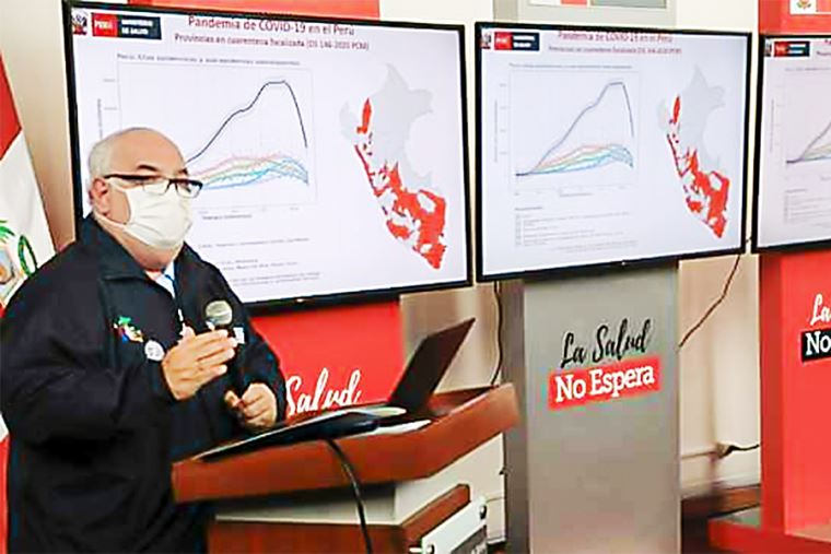 Evolución de sintomáticos, hospitalizados y fallecidos determinan qué provincias ingresan a cuarentena