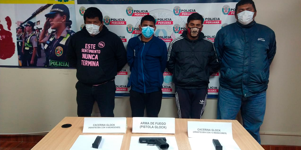 Caen Chavelines de Pacasmayo con armas y municiones