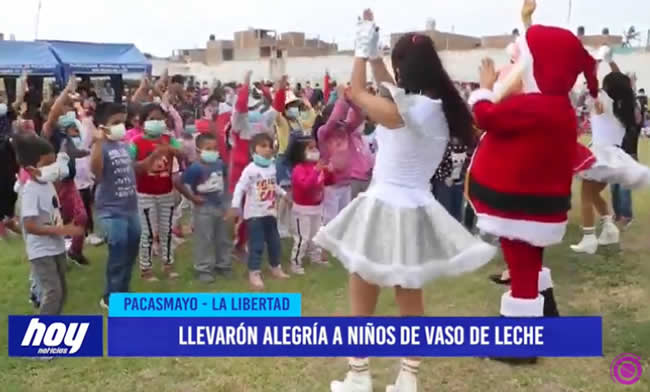 Municipalidad de Pacasmayo alegró a niños del programa Vaso de Leche
