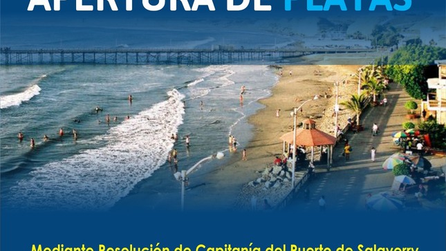 📣 ¡Puerto de Capitanía de Salaverry anuncia LA APERTURA DE PLAYAS! 📣 ¡Puerto de Capitanía de Salaverry anuncia LA APERTURA DE PLAYAS!
