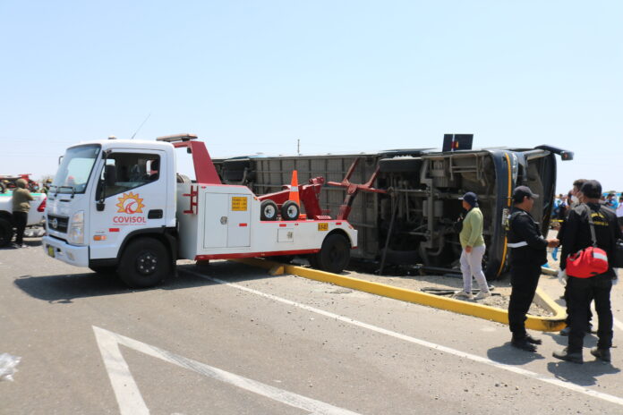 Tramo Trujillo – Pacasmayo no cuenta con unidades para remolcar vehículos grandes en caso de accidentes de tránsito