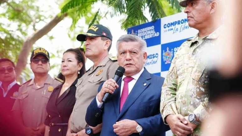 César Acuña sobre la llegada de policías Dinoes: «La Libertad será la región más segura del Perú»