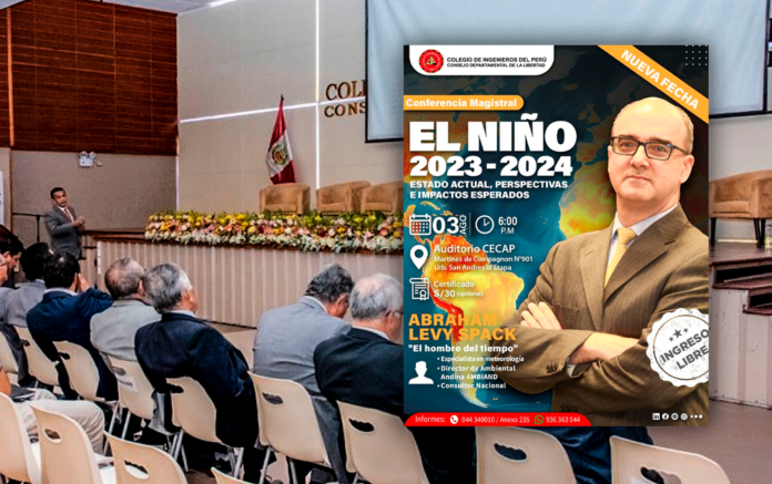 Colegio de Ingenieros analizará impacto del Fenómeno El Niño en La Libertad