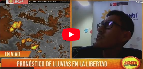 Pronóstico de lluvias en La Libertad Pronóstico de lluvias en La Libertad