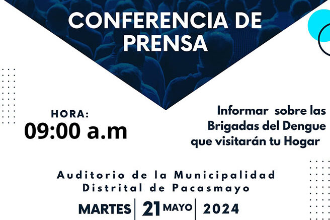 Conferencia de Prensa: Brigadas contra el Dengue en Pacasmayo Conferencia de Prensa: Brigadas contra el Dengue en Pacasmayo