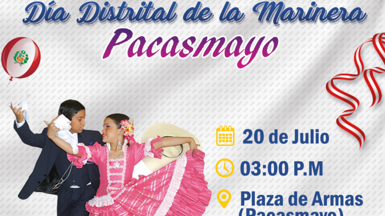 Pasacalle del Día de la Marinera en Pacasmayo