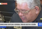 Critican ausencia de general en sesión de La Libertad