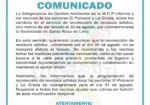 Reprogramación de recolección de residuos por feriado