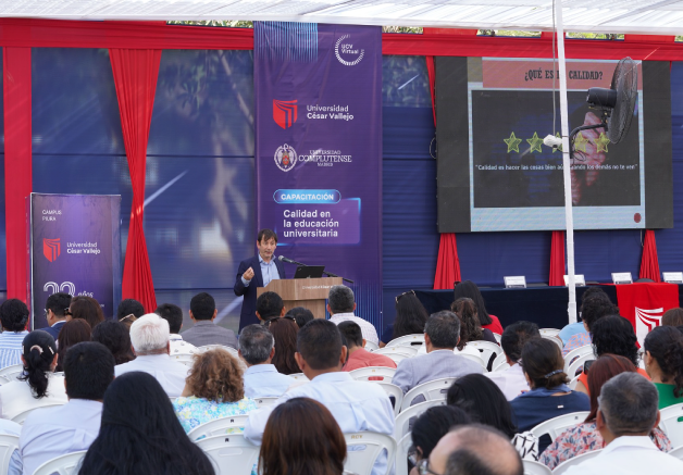 Conferencias sobre Calidad Educativa en UCV Trujillo y Chepén
