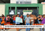Cierre de colegio en Chepén por extorsión a maestros